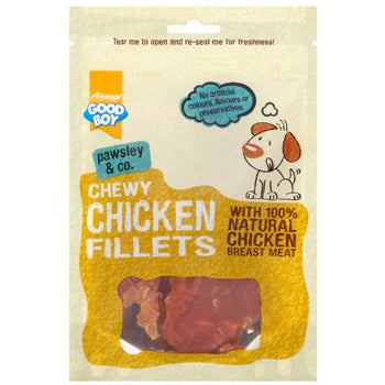 Good Boy Pawsley & Co. Chewy Chicken Fillet Dog Treats