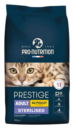 Pro-Nutrition Prestige Dry Food with Chicken for Sterilized Adult Cats