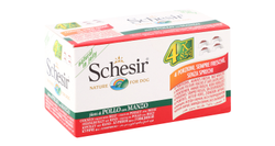 Schesir Dog Wet Food-Chicken Fillets With Beef[Weight - 340g