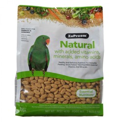 Zupreem Natural Blend Bird Food for Parrots & Conures