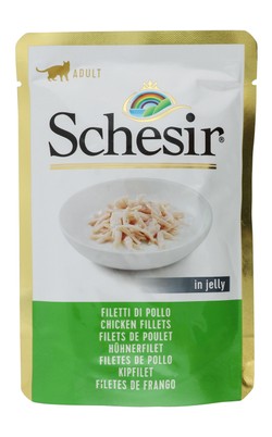 Schesir Wet Food with Chicken Fillet in Jelly for Adult Cats 85 gr