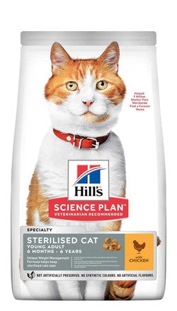 Hill's Science Plan Sterilised Adult 1-6 Years Cat Dry Food - 1.5 kg