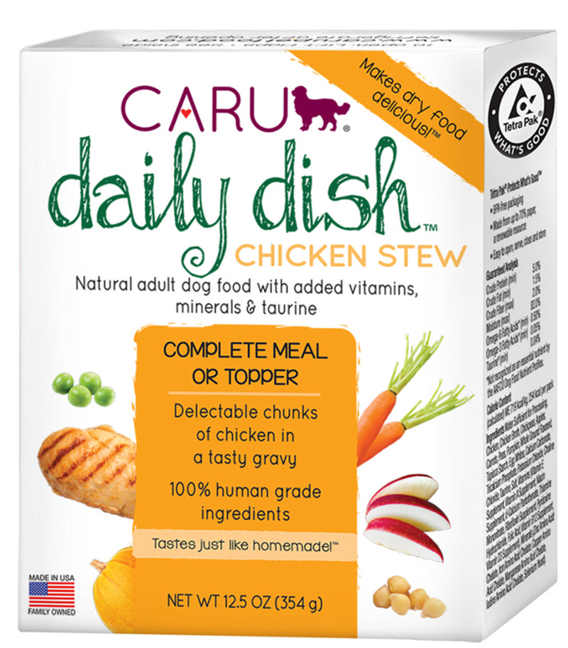 CARU Daily Dish Chicken Stew for Dogs 12oz