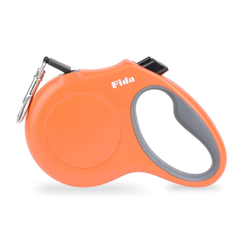 Adventure retractable leash, 3 m - Extra-Small - Orange