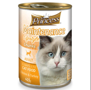 Princess Cat Food Chicken & Turkey 405 G DR. LAY