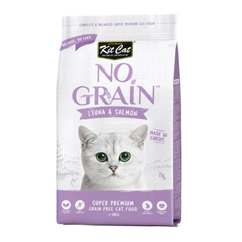 Kit Cat No Grain With Tuna And Salmon 10KG