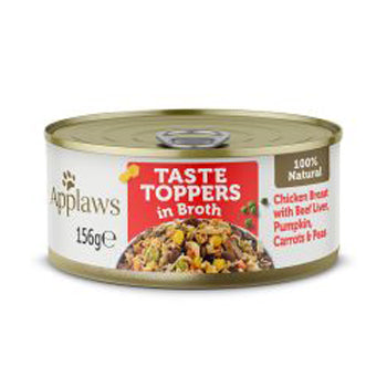 Applaws Taste Topper Broth Chicken Beef Dog Tin