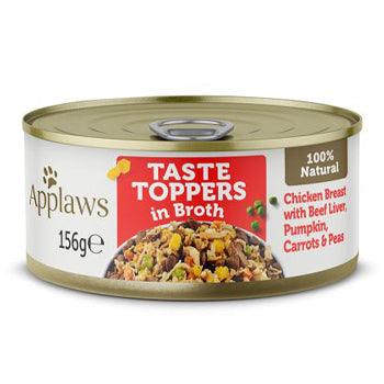 Applaws Taste Topper Broth Chicken Beef Dog Tin