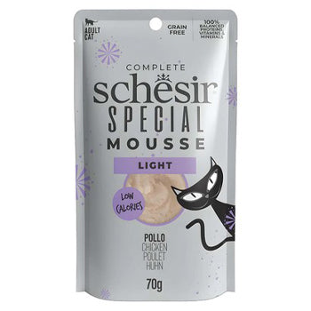 Schesir Light Special Mousse with Chicken for Adult Cats