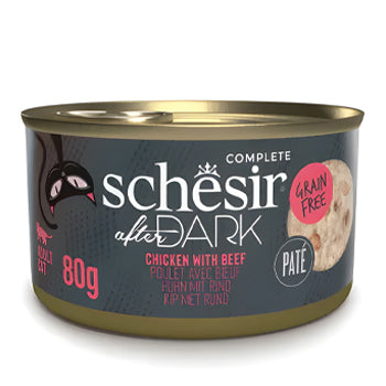 Schesir After Dark Wholefood In Broth For Cat Chicken With Beef Wet Food