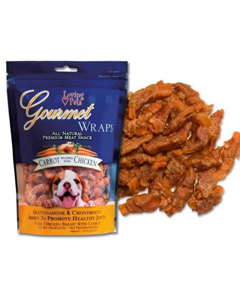 Loving Pets Gourmet Carrot & Chicken Wraps