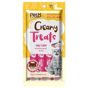 Pet8 Creamy Treats Tuna Flavor-15gx4pcs