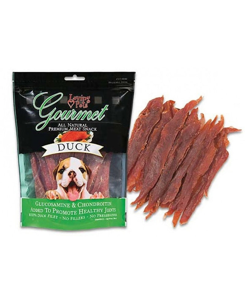 Loving Pets Gourmet Duck Filets Strips, 12 oz