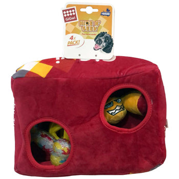 Hide N Seek G-Box with Plush Toy, Breezy Ball & TPR Bone inside