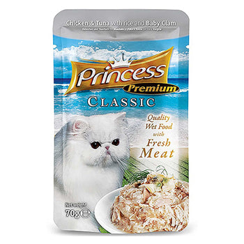 Princess Pouch Tuna/CHIC/BclamsS 70G Grey