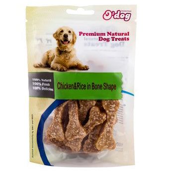 O'DOG Chicken & Rice In Bone Shape-100gm