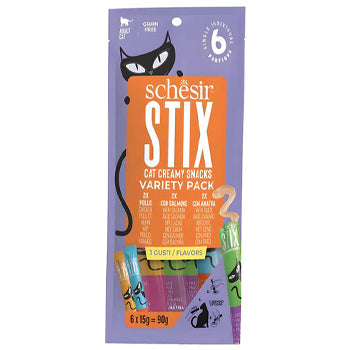 Schesir Stix Creamy Cat Treats for Adult Cats