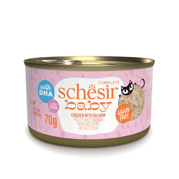 Schesir Baby Kitten Wholefood Chicken With Salmon Wet Food