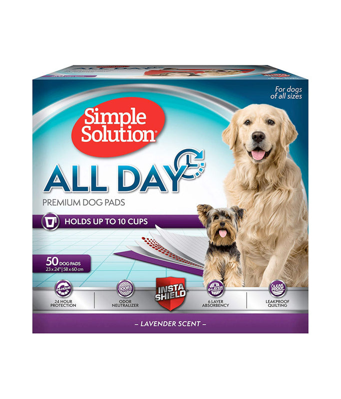 All Day 6-Layer Premium Dog Pads, 23 x 24 in (Pack of 50)