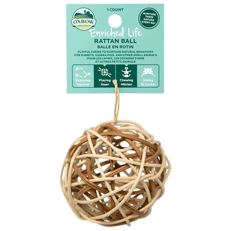 Oxbow Enriched Rattan Ball Small Animal Toy