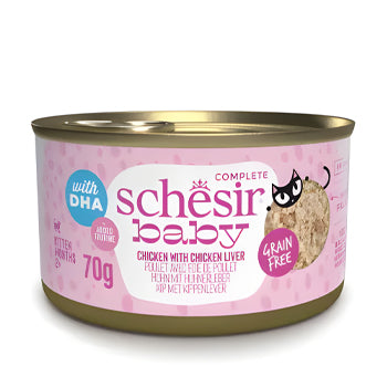 Schesir Baby Kitten Wholefood Chicken With Chicken Liver Wet Food