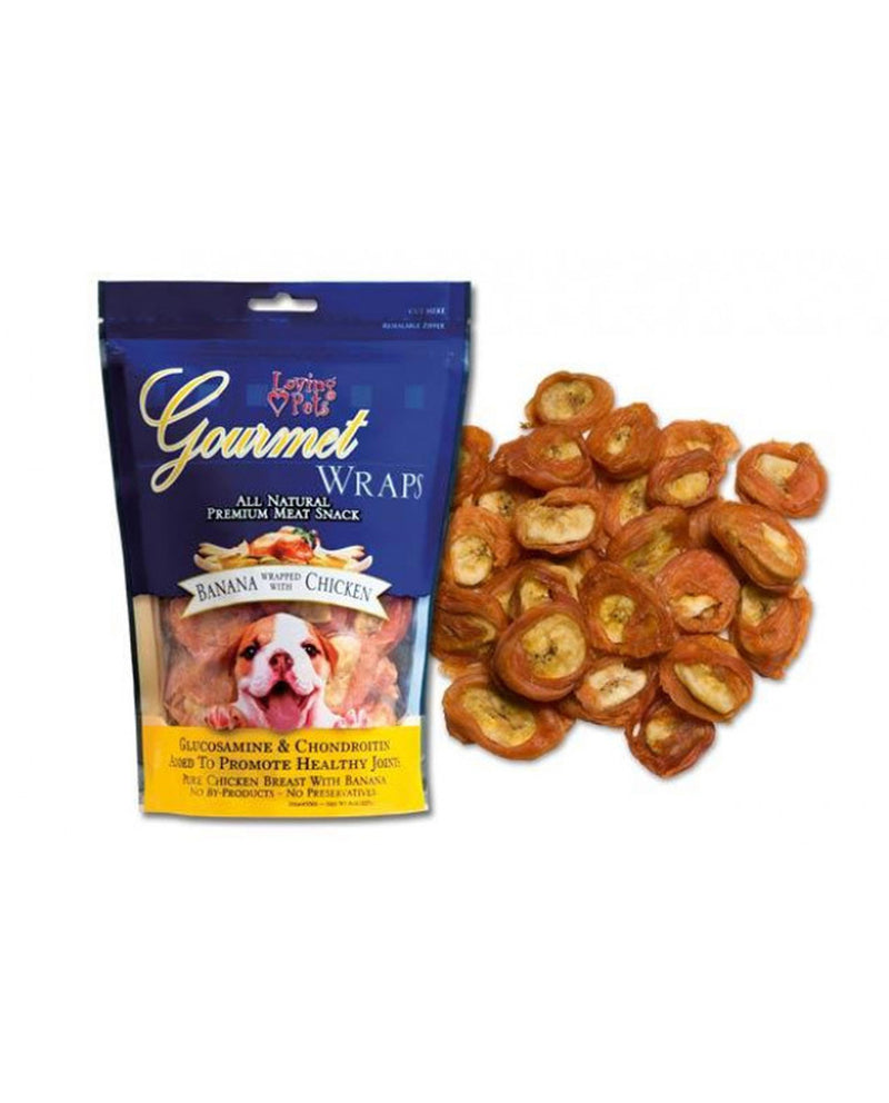 Loving Pets Gourmet Banana & Chicken Wraps