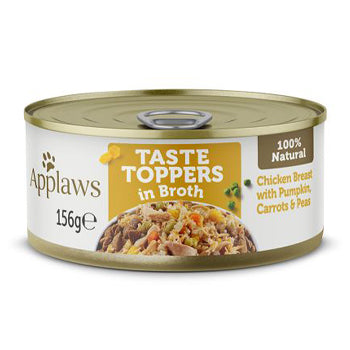 Applaws Taste Topper Broth Chicken Veg Dog Tin