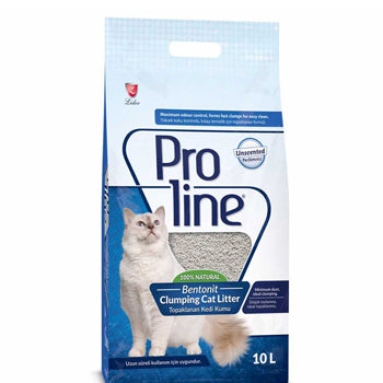 Proline Bentonite Clumping Cat Litter Unscented - 10L