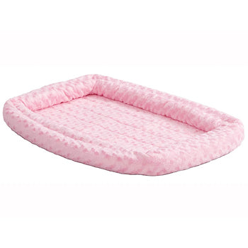 QuietTime Pink Fashion Double Bolster Bed 30 inch