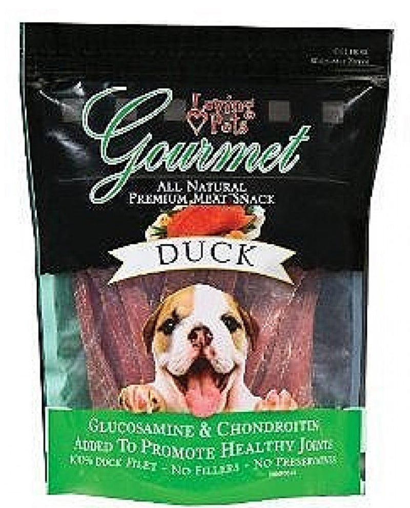 Loving Pets Duck Strips With Glucosamine & Chondroitin Dog Treats, 6 Oz