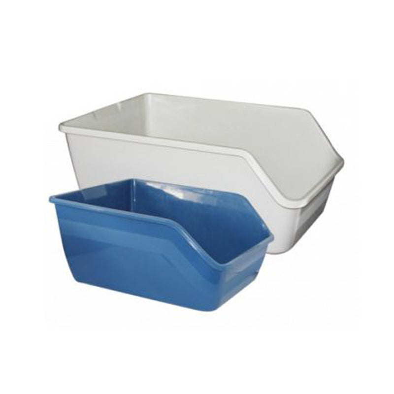 Pawise High-Back Cat Litter Pan Small, 47x38x21cm