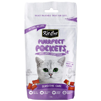 Kit Cat Purrfect Pockets Sensitive Care 60g