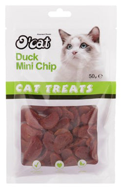 O’CAT DUCK MINI CHIP SNACK-50 g