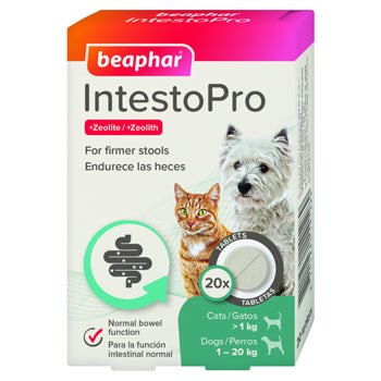 IntestoPro Anti Diarrhea Tablet Small Dog & Cat 20 tab