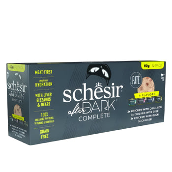 Schesir After Dark In Pate' Cat Wet Food Variety Pack