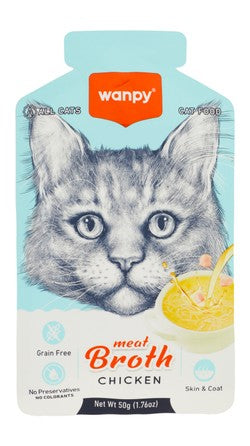 Wanpy Wet Cat Food with Chicken in Broth