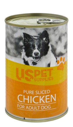 US Pet Supplies Pate with Chicken for Adult Dogs 400 g