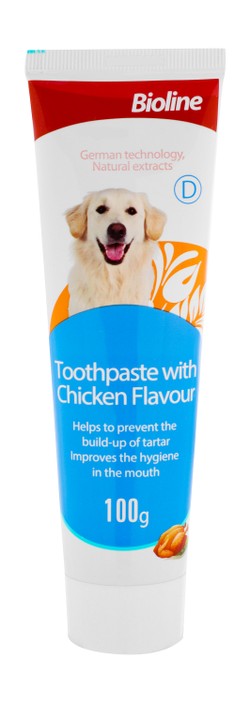 Bioline Dog Toothpaste Chicken Flavor 100 gr