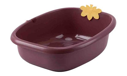 Petbroo Dark Brown Cat Litter Tray (55x43x18.5cm)