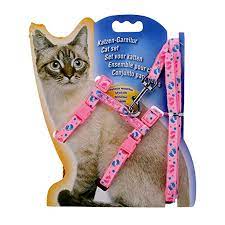 Pets Empire Nylon Cat Leash with Harness Pink