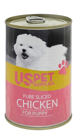 US Pet Supplies Pate with Chicken for Puppies 400 gr