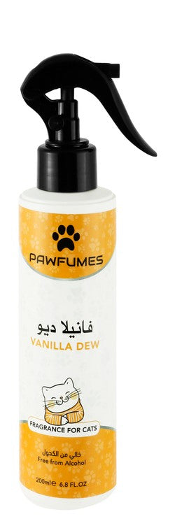 Pawfumes Cat Perfume Spray Vanilla Dew Scent 200 ml