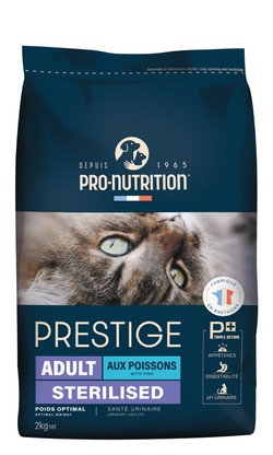 Pro-Nutrition Prestige Dry Food with Fish for Sterilized Adult Cats 2KG