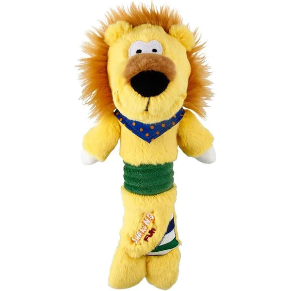 GiGwi Shaking Fun Plush Lion With Squeaker Inside Dog Toy