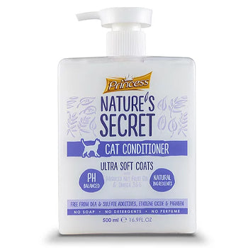 Nature's Secret Cat Conditioner Ultra Soft Coats with Morocco Nut Fruit Oil & Omega 3&6 500ml