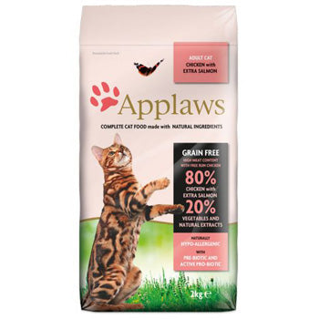 Applaws Chicken & Salmon Dry Adult Cat Food 2kg