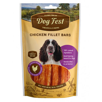 Dog Fest Chicken Fillet Bars For Adult Dogs - 90g