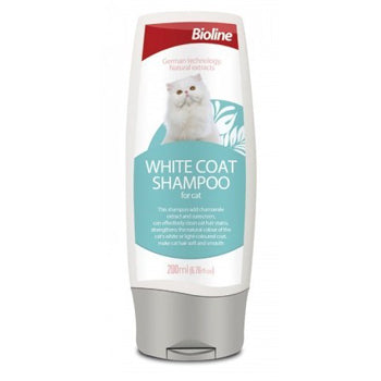 Bioline White Coat Shampoo For Cat 200ml