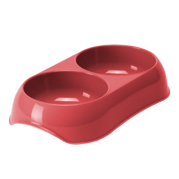 Moderna Double Gusto-Food Bowl 2x200ml Red