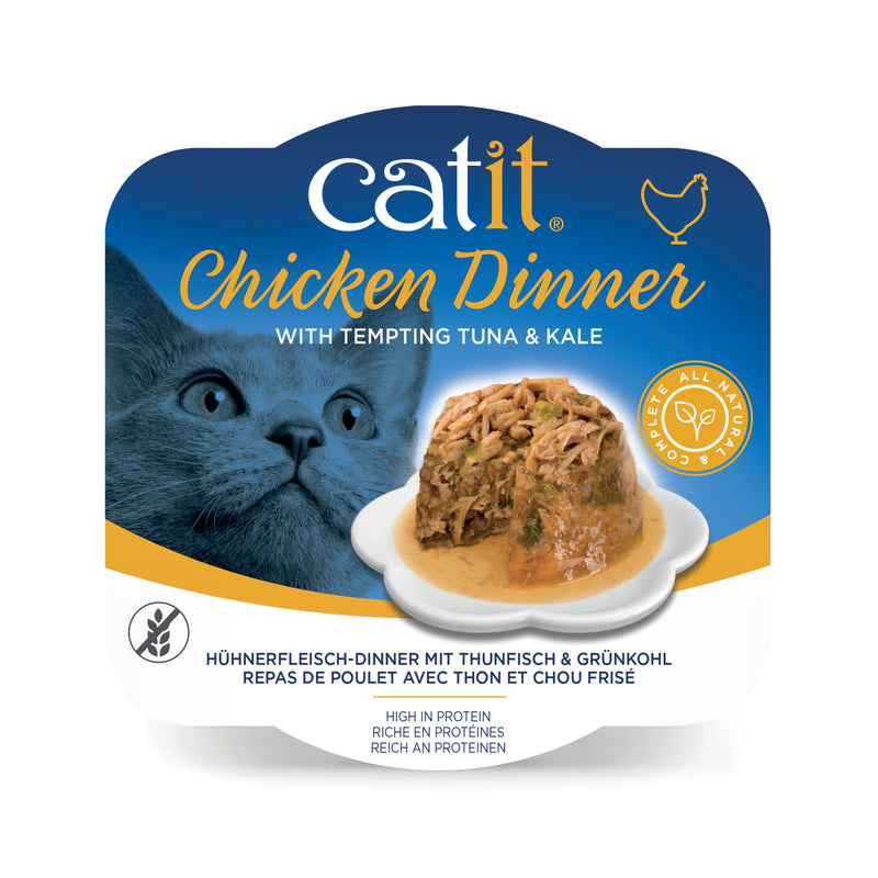 Catit Chicken Dinner, Tuna & Kale 80g